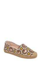 Women's Tory Burch Cecily Sequin Embellished Espadrille .5 M - Pink