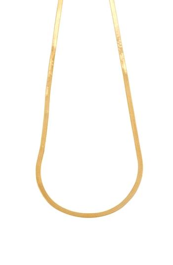 Women's Loren Stewart Gold Herringbone Necklace