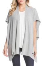 Women's Karen Kane Drape Front Poncho - Grey