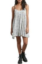 Women's Volcom Thx It's A New Dress Babydoll Dress - White