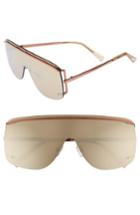 Women's Le Specs Elysium 140mm Shield Sunglasses - Copper
