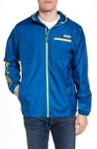 Men's Columbia Pfg Terminal Spray Performance Jacket - Blue