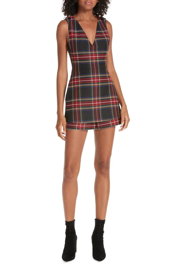 Women's Maje Sleeveless Plaid Romper Us / 40 Fr - Red