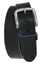 Men's Boconi 'bastian' Bison Leather Belt - Black