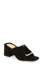 Women's Jeffrey Campbell Milagro Flared Heel Sandal M - Black