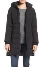 Women's Guess Quilted Hooded Puffer Coat