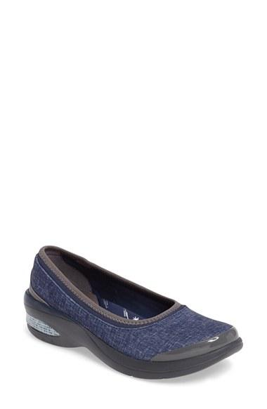 Women's Bzees 'relax' Skimmer Flat .5 M - Blue