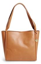 Skagen Karalie Leather Shoulder Bag - Brown