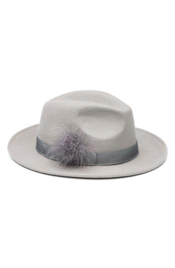 Women's Genie By Eugenia Kim Grayson Wool Felt Fedora - Grey