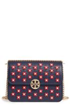 Tory Burch Duet Embellished Leather Shoulder Bag -