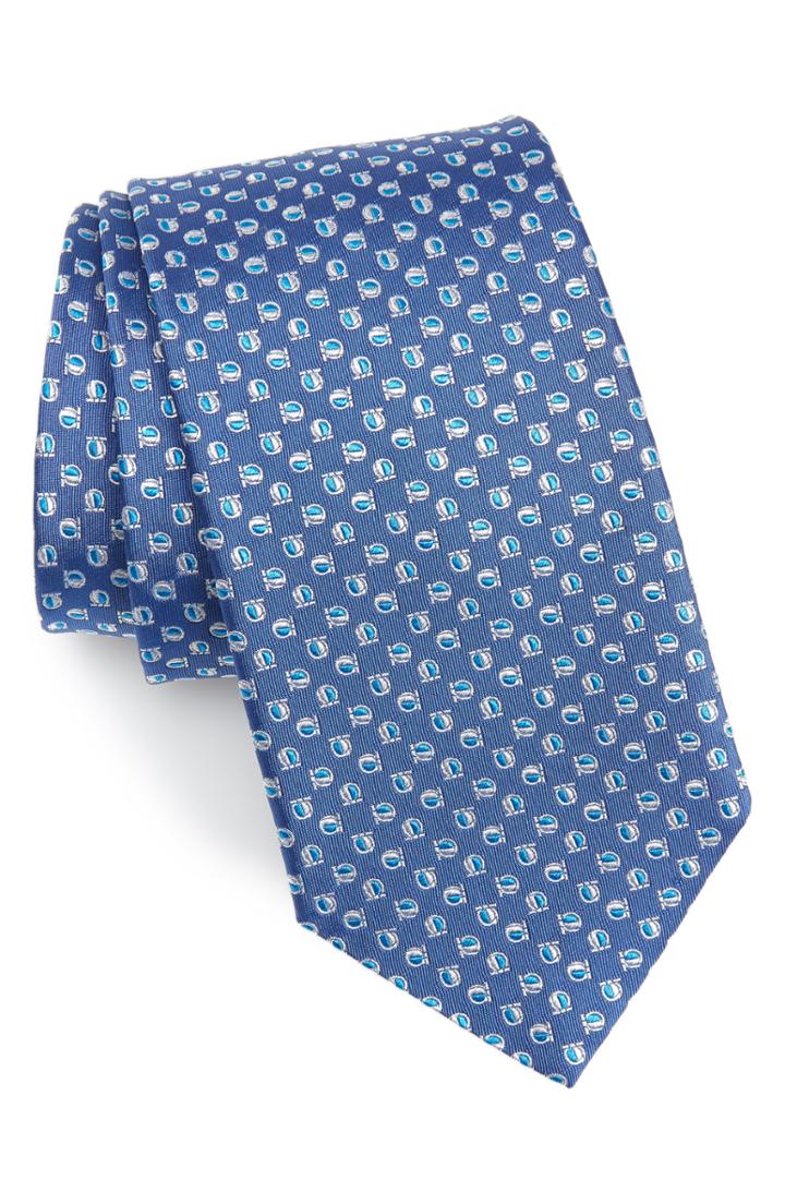 Men's Salvatore Ferragamo Gavi Ja Print Silk Tie