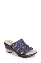 Women's Jambu Romance Linked Slide Sandal M - Blue
