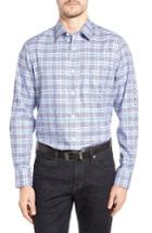 Men's Nordstrom Men's Shop Smartcare(tm) Glen Plaid Sport Shirt