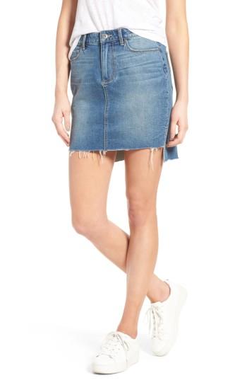Women's Paige Adrian Denim Miniskirt - Blue