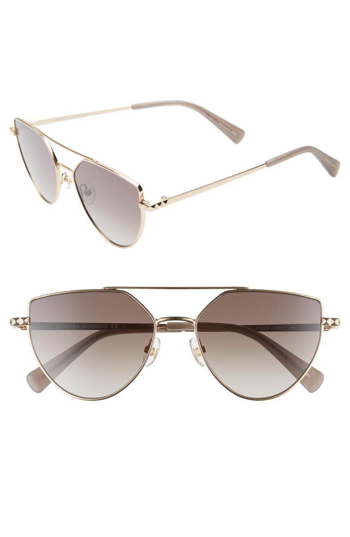 Women's Rebecca Minkoff Stevie2 55mm Aviator Sunglasses -