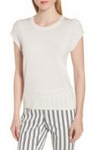 Women's Nordstrom Signature Tulip Sleeve Silk & Cashmere Sweater - Ivory