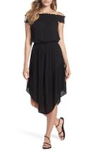 Women's Isabella Rose Summer Breeze Off The Shoulder Cover-up Dress - Black