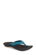 Women's Olukai 'kia I Wahine' Flip Flop M - Blue
