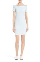 Women's Helmut Lang Technical Neoprene Off The Shoulder Dress