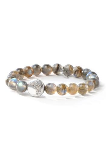 Women's Anzie Boheme Blue Labradorite Smooth Bead Bracelet