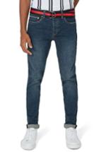 Men's Topman Stretch Skinny Jeans X 30 - Blue