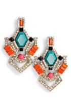 Women's Adia Kibur Crystal & Stone Earrings