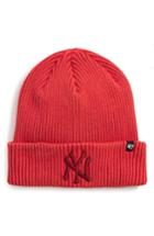 Women's '47 Brand New York Yankees Northwood Beanie - Red