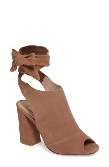 Women's Kristin Cavallari Leeds Peep Toe Bootie .5 M - Beige