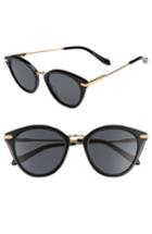 Women's Sonix Quinn 48mm Cat Eye Sunglasses - Black/ Black Solid
