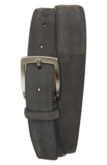 Men's Magnanni Crosta Suede Belt - Grey
