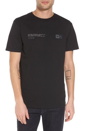 Men's Rvca Balance Reflect T-shirt - Black