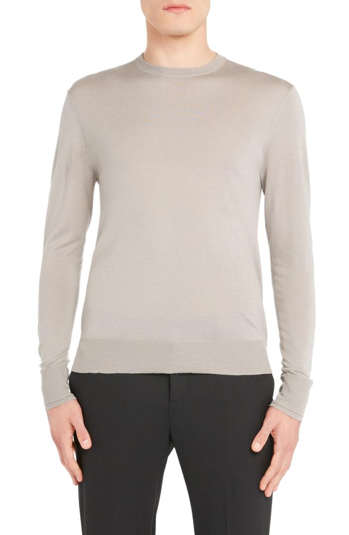 Men's Neil Barrett Wool Blend Sweater - Beige