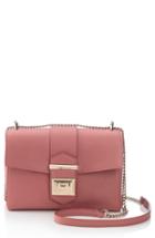 Jimmy Choo Marianne Leather Crossbody Bag - Pink