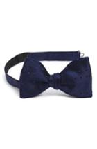 Men's Eton Dot Silk Bow Tie, Size - Blue