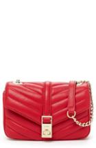 Botkier Dakota Quilted Leather Crossbody Bag - Red