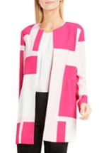 Women's Vince Camuto Abstract Print Long Jacket