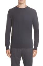 Men's Ermenegildo Zegna Crewneck Wool Sweater Us / 52 Eu - Blue