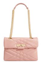 Kurt Geiger London Mayfair Quilted Leather Shoulder Bag - Pink