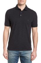 Men's Rodd & Gunn Hampstead Contrast Trim Pique Polo, Size - Grey
