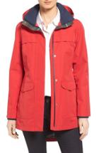 Women's Pendleton Hooded Raincoat - Red