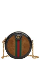 Gucci Mini Ophidia Round Shoulder Bag - Brown