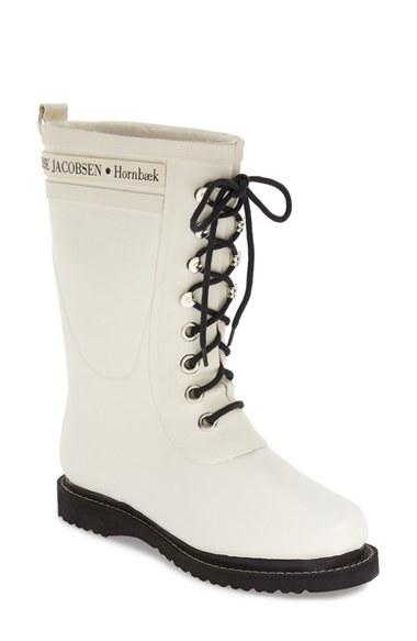 Women's Ilse Jacobsen Hornbaek Rubber Boot Eu - White