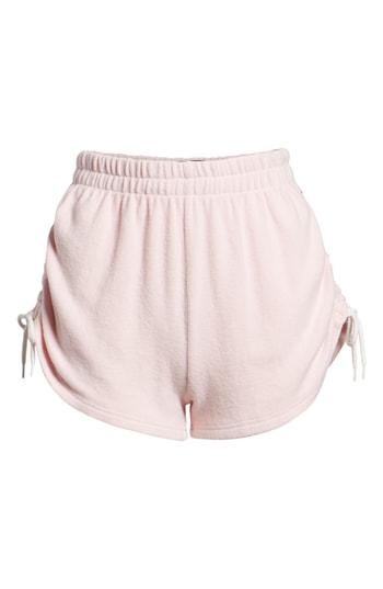 Women's Volcom Lil Fleece Shorts, Size - Purple
