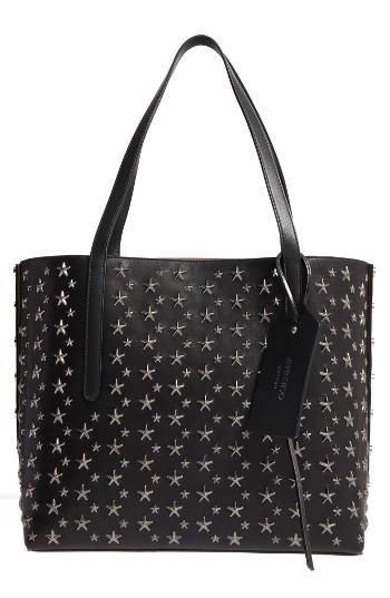 Jimmy Choo Twist East West Leather Tote - Black