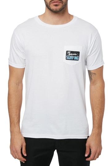 Men's O'neill Gone Surfing Graphic Pocket T-shirt - White