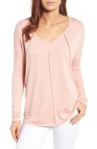 Women's Caslon V-neck Sweatshirt, Size - Pink
