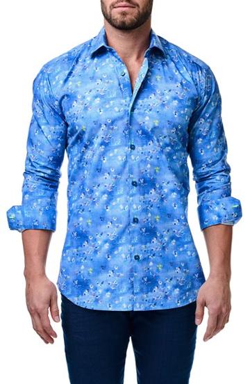 Men's Maceoo Floral Sport Shirt