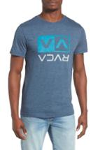 Men's Rvca Two Color Flipped Box T-shirt