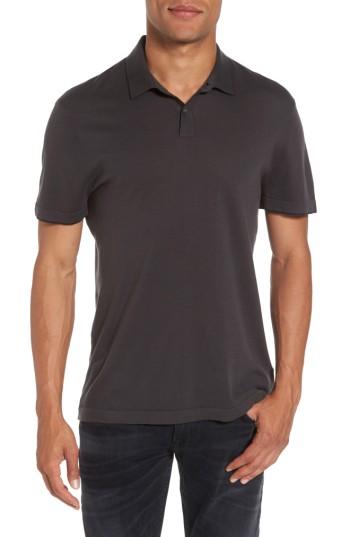 Men's James Perse Fine Gauge Tipped Polo (s) - Green
