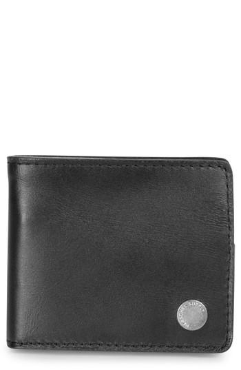 Men's Herschel Supply Co. Vincent Saddle Leather Wallet - Black